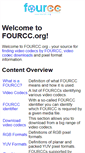 Mobile Screenshot of fourcc.org
