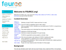 Tablet Screenshot of fourcc.org